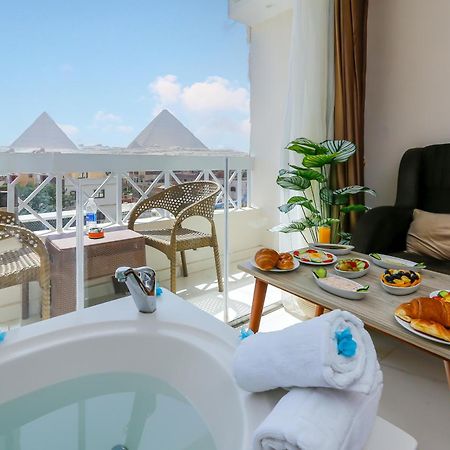 Kafret el-Gabal Horizon Pyramid View Inn מראה חיצוני תמונה