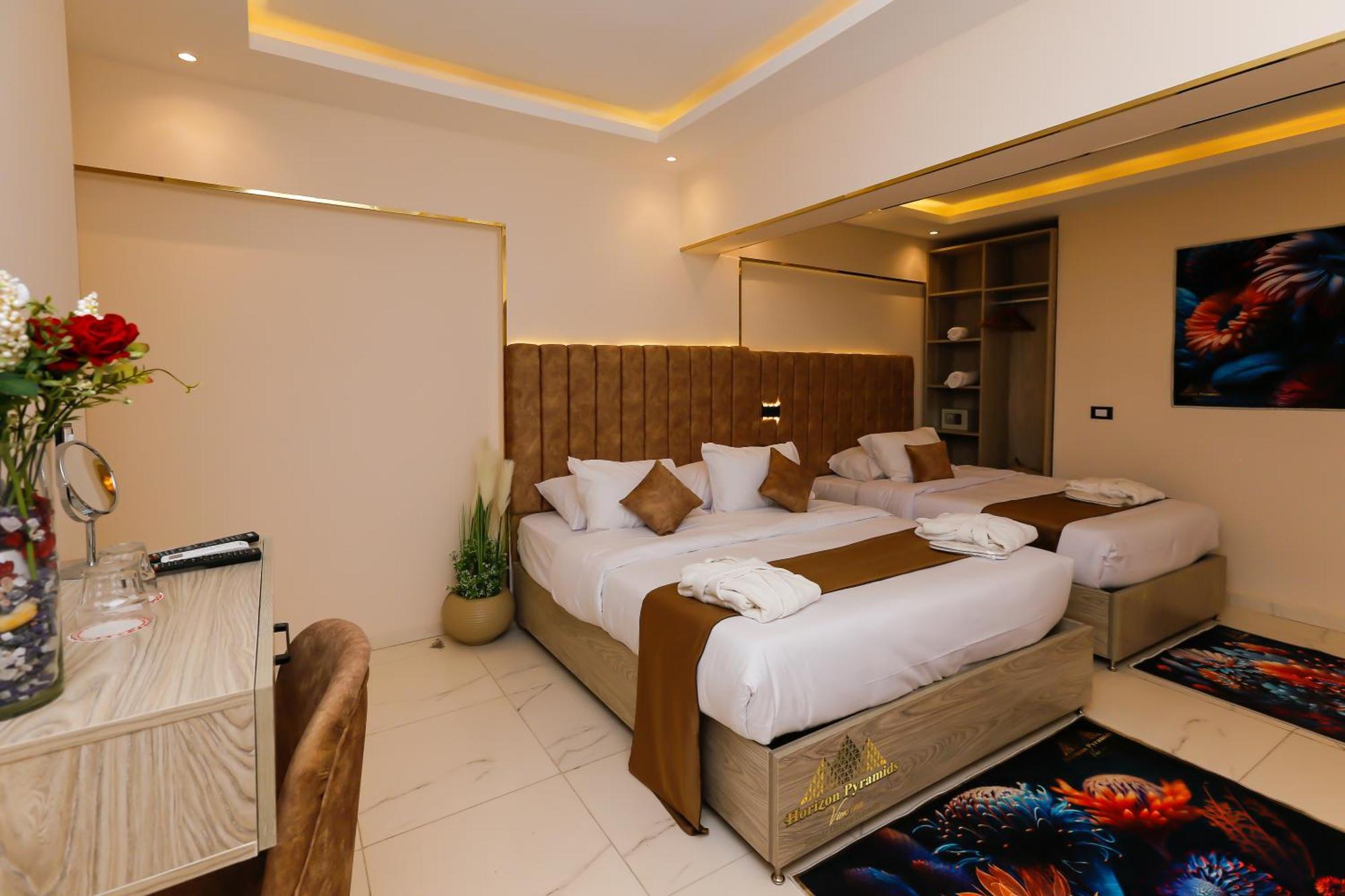 Kafret el-Gabal Horizon Pyramid View Inn מראה חיצוני תמונה
