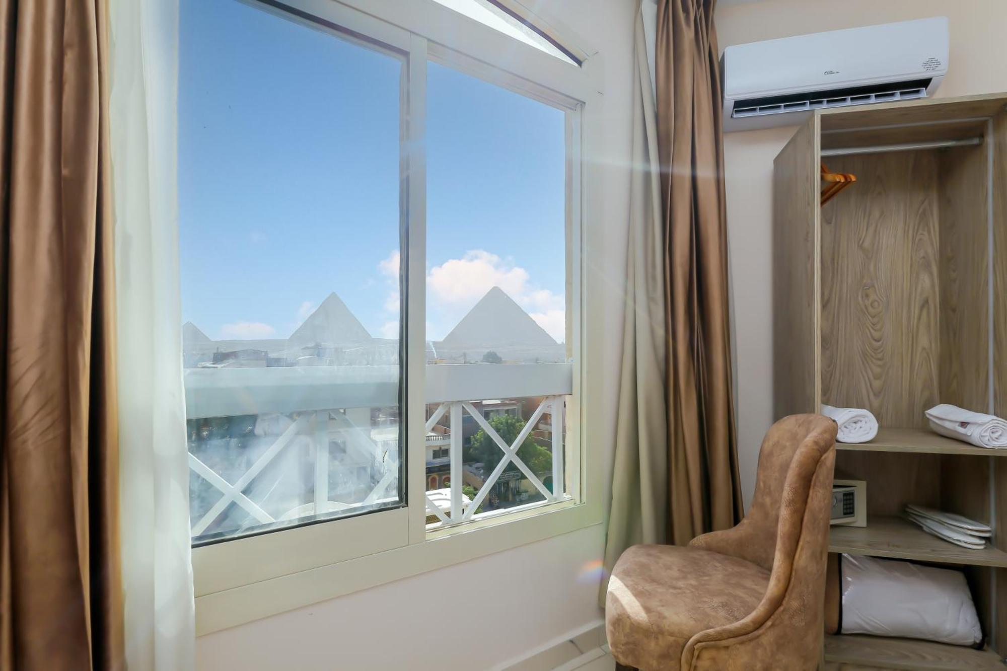 Kafret el-Gabal Horizon Pyramid View Inn מראה חיצוני תמונה