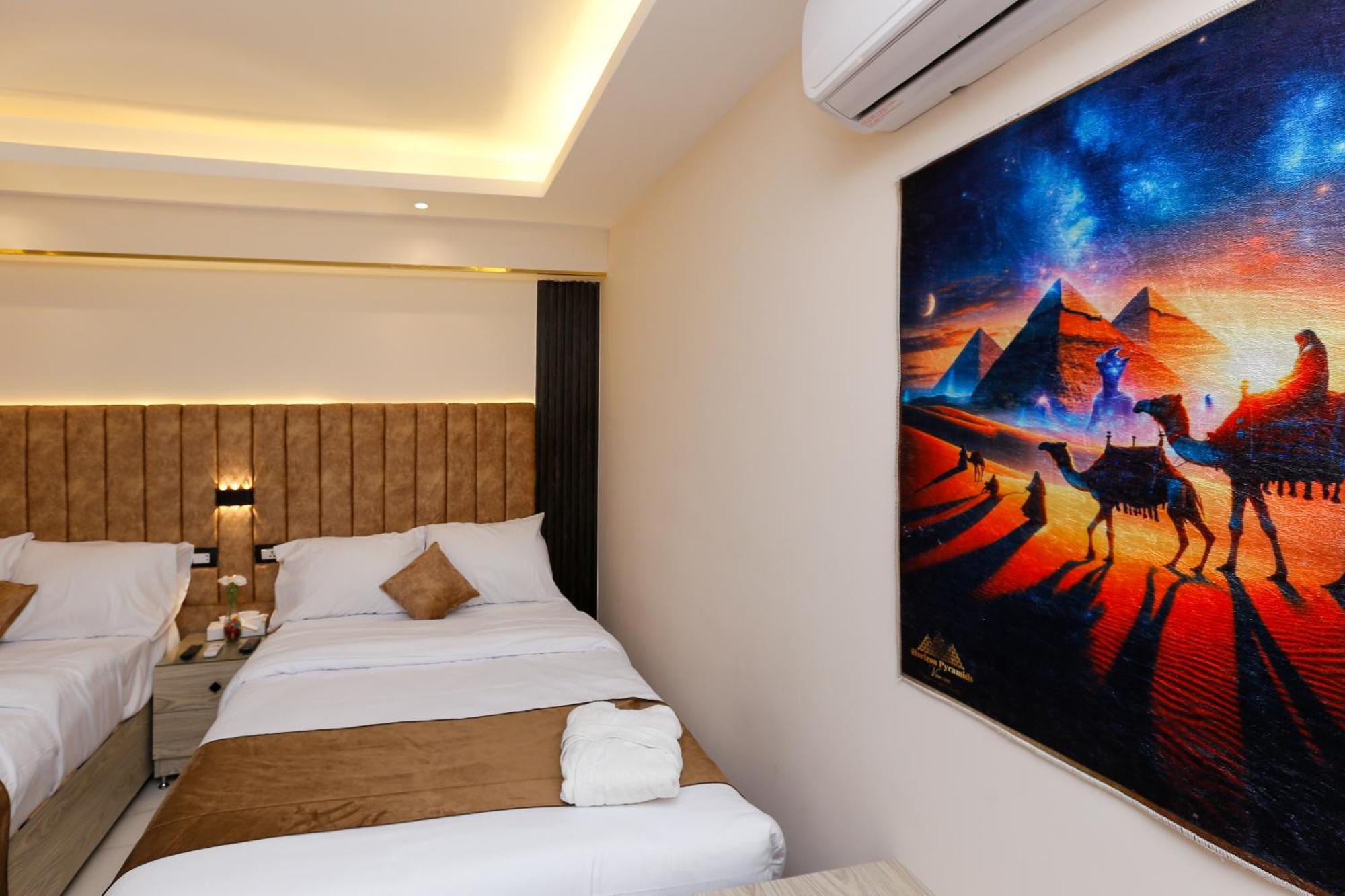 Kafret el-Gabal Horizon Pyramid View Inn מראה חיצוני תמונה